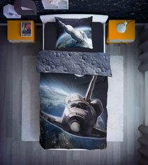 JERRY FABRICS Povlečení Jurský Svět Volcano Bavlna, 140/200, 70/90 cm