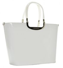 Elegantní bílá kabelka S7 lak