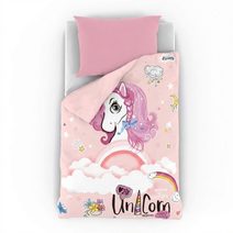 Ložní povlečení pro mladé Unicorn růžové