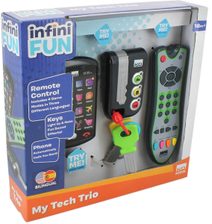 Telefon dětský mobilní tlačítkový výsuvný na baterie Zvuk plast