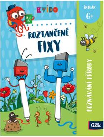 ALBI Kvído Roztančené fixy interaktivní sešit s aktivitami různé druhy