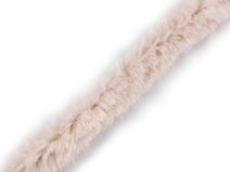 Všívací lemovka / lampas z umělé kožešiny šíře 20 mm METRÁŽ