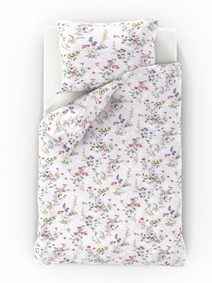 Bavlněné povlečení FLORENCE šedá 140x200, 70x90cm PROVENCE COLLECTION