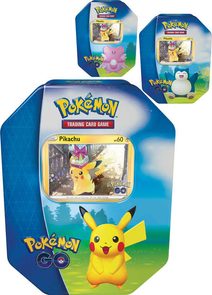 ADC Hra TCG Pokémon GO Tin set 4x booster s doplňky v kovovém boxu 3 druhy