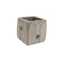 Dekorační svícen X4115 - 8.2 x 8.2 x 7.5 cm