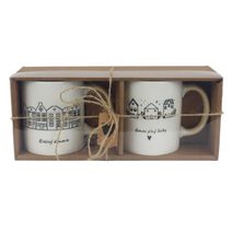 Porcelánový hrnek, 2 ks X7660 - 350 ml