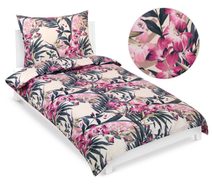 Povlečení bavlněné Růžová,Zelená 90/208