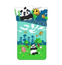 HALANTEX Povlečení Minecraft zombie Bavlna, 140/200, 70/90 cm