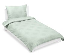 Povlečení bavlněný satén Bílá,Mentolová 94/607