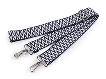 Textilní ucho / popruh na tašku s karabinami 130 cm