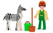 EFKO IGRÁČEK Ošetřovatel povolání set figurka kloubová se zebrou