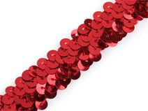 Flitrový prýmek šíře 20 mm elastický METRÁŽ