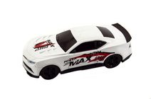 Auto RC 25cm plast zrychlující 1:16 asst 3 barvy na baterie + dobíjecí pack v krabici 35x13x15cm