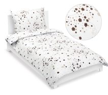 Povlečení krepové Hnědá,Bílá 80/305