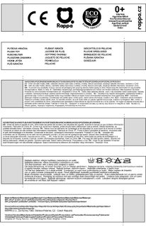 Plyšový labrador černý 25 cm ECO-FRIENDLY