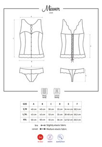 Hravé punčochy S815 garter stockings - Obsessive