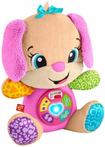 FISHER PRICE Baby mluvicí pejskova sestřička interaktivní na baterie Světlo Zvuk