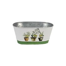 Dekorační Květináč plechový K2604/3