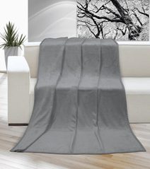 Přikrývka KORALL MICRO 200x230 cm Šedá 6014/042 200x230 cm