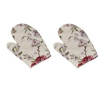 Kuchyňská chňapka - 2ks Vínová,Zelená,Šedá CH/540 28x18 cm