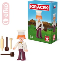 IGRÁČEK Chlapeček figurka 7,5cm rodina v krabičce