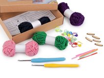 Háčkovací sada s návodem pro začátečníky