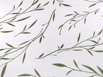 Bavlněná látka / plátno listy METRÁŽ