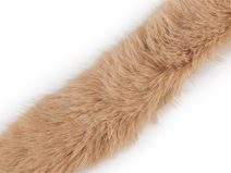 Našívací oděvní / dekorační kožešina plochá šíře 9 cm METRÁŽ