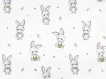 Bavlněná látka / plátno králík METRÁŽ