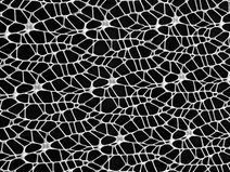 Dekorační bavlněná metráž pavučina