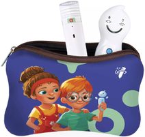 ALBI Kouzelné čtení Pouzdro modré na elektronickou tužku a nabíječku