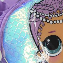 L.O.L. Surprise! Ledvinka 3D holčičí batůžek s ploutvičkou fialová
