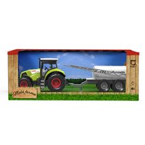 Traktor se zvukem a světlem s vlečkou