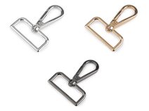 Karabina kovová otočná, průvlek 38 mm