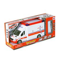 Auto záchranné složky CZ zpětný chod 14cm na baterie Světlo Zvuk 4 druhy kov