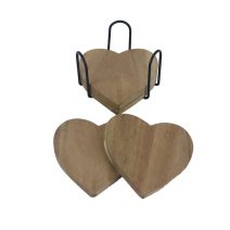 Dřevěný podtácek, S/4 D7684 - 10.5×10.5×6.5 cm