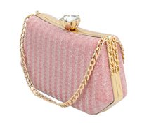 Luxusní fialové dámské psaníčko na řetízku FH1103