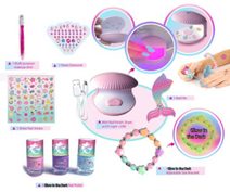 Ultra písek kinetický magický 200g žlutý set s formičkami v plechovce