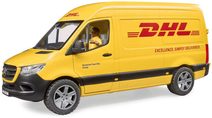 BRUDER 02670 Auto Mercedes-Benz Sprinter DHL set s řidičem a doplňky