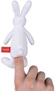 Krtek (krteček) s karabinou 9cm sedící modrý kulich