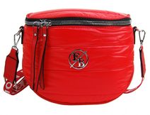 Moderní dámská crossbody kabelka / ledvinka červená