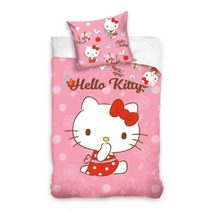 Povlečení bavlna do postýlky Hello Kitty Malá Mlsalka 100x135, 40x60 cm