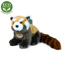 Plyšová panda červená 25 cm ECO-FRIENDLY