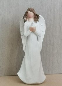 Anděl dekorační X2956-01 - 4 x 3 x 10 cm