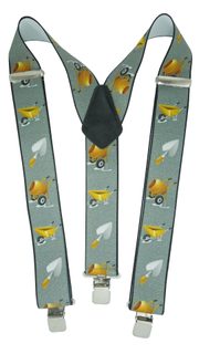 Pánské kšandy - široké 5cm Y 120 cm potisk povolání