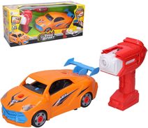 RC auto k sestavení 21 cm (2,4 GHz, světlo, zvuk, nástroje, baterie)