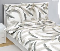 Povlečení krepové Šedá,Bílá 80/929