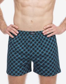 GINA pánské trenky volné, šité, s potiskem 75218P