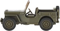 WELLY Auto model vojenský army Jeep 1941 Willys MB zpětný chod 10cm kov