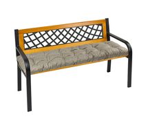 Sedák na lavici prošívaný - 40x150 cm Hnědá